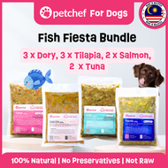 Petchef Dog Food (FISH FIESTA) -Fresh Cooked| Frozen | Wet Food | Healthy | Makanan Anjing| Makanan 