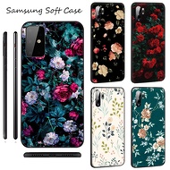 Samsung Galaxy Note 8 9 10 Plus A60 A70 A70S M30 M40 Casing phone Soft Case LU164 Floral Flower