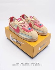 Union x Nike Cortez  Men's and women's vintage style jogging shoes . EU Size：36 36.5 37.5 38 38.5 39 40 40.5 41 42 42.5 43 44 45