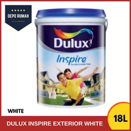 18Litre ICI Dulux Inspire Exterior White 18L (Cat Dinding Dulux Putih)