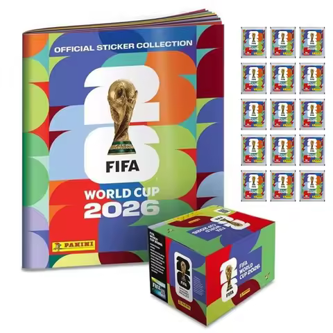 Panini FIFA World Cup 2026 Official Sticker Collection 1 Box 50 Packs × 7 Stickers = 350 Stickers)