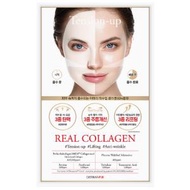 DERMAFiX - Real Collagen 完美真實性 提拉緊緻 真正的膠原蛋白面膜 8片 (白色) (平行進口)