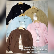KATUN KEMEJA Crop Shirt 444 Imported Cotton