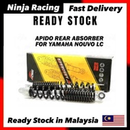 (SET) Yamaha Nouvo LC AT135 AT 135 NOUVOLC Rear Absorber BRAND APIDO ABSOBER MONOSHOCK MONO BELAKANG BLACK HITAM