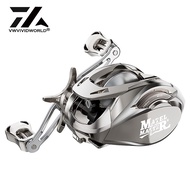 2023 New BC Reel 10KG Max Drag Baitcasting Fishing reel 6.3:1 Gear Ratio Casting Reel Spray Metal Pa