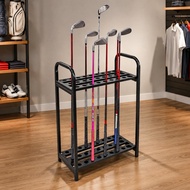 27-Hole Golf Club Rack Stainless Steel 27 Hole Golf Club Holder Sturdy Construction Floor Standing f