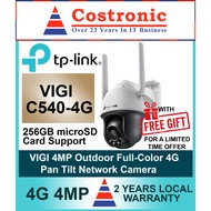 TP-Link VIGI C540-4G (4mm) 4MP Outdoor Full-Color 4G Pan Tilt Network Camera ( 2 years Local Warrant