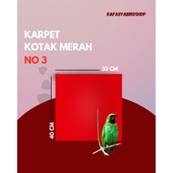 MERAH RED SQUARE CARPET NUMBER 3