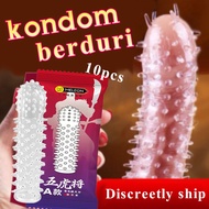 Privacy Packaging Reuseable big spiked condom berduri getah universal size tahan lama kondom condoms