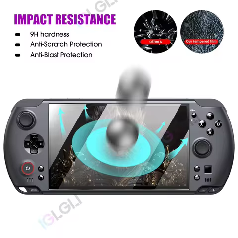 9H Tempered Glass for GPD WIN 5 Screen Protector, HD Clear Anti-Scratch Protective Film for GPD WIN5