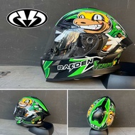 หมวกกันน็อคแว่น2ชั้น Raiden Str