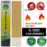 Ubat Nyamuk Mosquito Repellent  Yue Wa Wangi Organik Viral Colok Setanggi 30 Batang