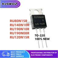 10PCS TO-220 RU140N10R RU80N15R RU190N10R RU190N08R RU120N15R MOS transistor mos in stock chip YTAQ