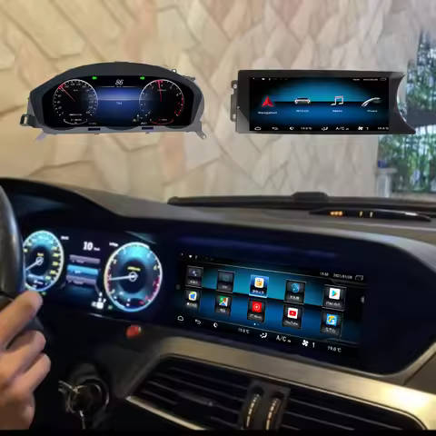 ZWNAV Android 14 HD Screen for Mercedes C Class W204 2011-2014 CarPlay GPS Navigation, Multimedia Pl