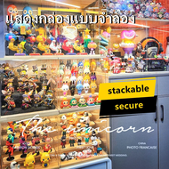 🔥จัดส่งที่รวดเร็ว🔥ตู้โชว์โมเดล กล่องเก็บโมเดล กล่องโชว์โมเดล กล่องใส่ฟิกเกอร วัสดุกระจกอินทรีย์ กล่อ