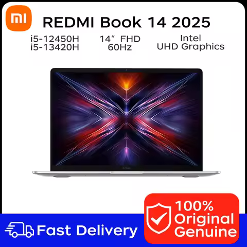 2025 Xiaomi REDMI Book 14 Laptop 14 Inch FHD 60Hz Screen Notebook i5-13420H 16GB 512GB Netbook Compu