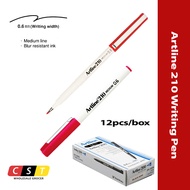 Artline 210 Writing Pen Medium 0.6mm (12 pcs)