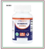 VitaMatic 黃連素500mg 60粒膠囊(平行進口)(最佳食用期: 28/2/2028) Berberine