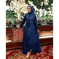 JD SET ATTELIER BRUKAT SETELAN TUNIK DAN CELANA MOSCREPE TILE 2 UKURAN L XXL MS