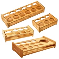 Bracket Home Commercial Liquor Cup Rack Bamboo Cup Rack Small Wine Cup Storage Tray Spirit Cup One C