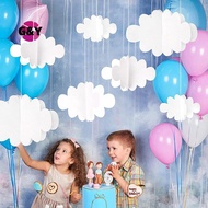 G&Y 16Pcs 3D Cloud Decorations White Clouds For Ceiling Cloud Party Decorations Cloud Ornaments Ceil