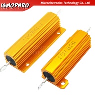 100W Aluminum Power Metal Shell Case Wirewound Resistor 0.01 ~ 10R 0.05 0.1 0.5 1 2 6 8 10R ohm resi