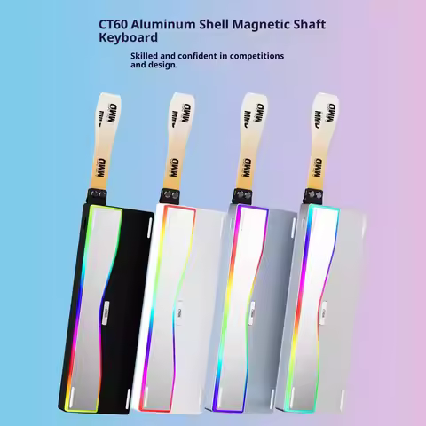 MMD Aluminum GH60 Wooting 60HE AR60 Keyboard Case Shell 60% Layouts For Mad 60he Rakka H60 Win60HE G