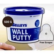 SELLEYS Wall Putty 500g /Putty Filter /Tampal Dinding /Wall Crack Gap Dempul Dinding Batu Plaster Pa