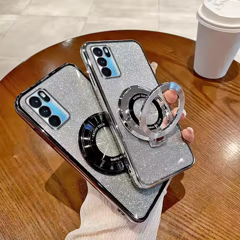 For OPPO Reno 6 Pro 5G CPH2249 Casing Electroplating Glitter TPU Phone Back Cover OPPO Reno 6Pro Pho