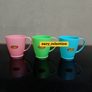 [ 3 pcs ] Colorful Candid Cups RELAXED Plastic Cups