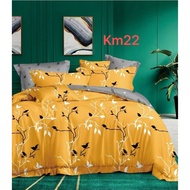 TOTO CADAR BEDSHEET 7IN1 SET WITH SELIMUT TEBAL COMFORTER TOTO