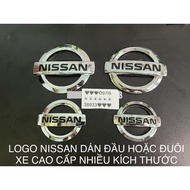 LOGO NISSAN DÁN ĐẦU HOẶC ĐUÔI XE HÀNG CAO CẤP NHIỀU KÍCH THƯỚC
