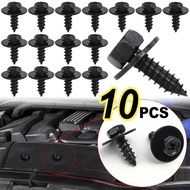 10Pcs Toyota Lexus Metal Hexagonal Self-tapping Screw - Bolt Screw Fastener - For Car Motorcycles Bu