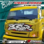 Front Cabin Stickers for All BIG BOSS Trucks, Quality, Full Lamination, CAN REQUEST NAME