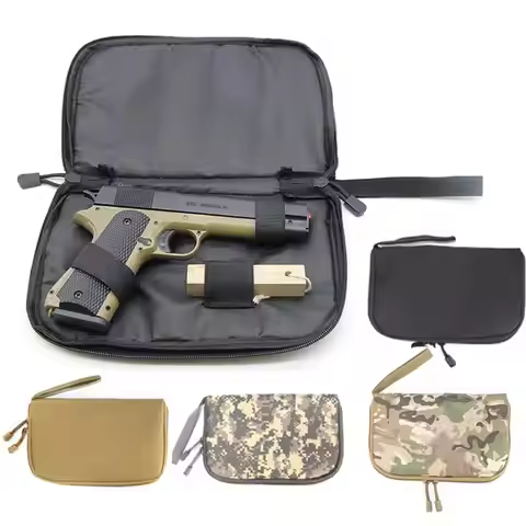 Hunting Pistol Carry Bag Tactical Portable Pistol Gun Bag Holster Soft Hand Carry Bag Hunting Access