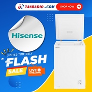 【Free Shipping】Hisense 128L  Solid Door Chest Freezer - FC125D4BWS Peti Sejuk Beku冷冻冰箱