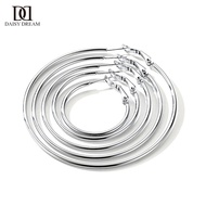 [daisydream] Korean Earrings Large Circle Earrings Female 2025 Trendy Classy Circle Style Circle Sha