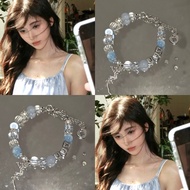 🔥 Lucky 🔥 HOTSELLING string Fashion Ju Jingyi’s official fandom-color bracelet merchandise: blue but