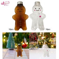 [Abbraccia] 10Pack Gingerbread Bottles 500ml Drink Bottle Jars Wrapping Bottle Water