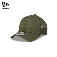 New Era 9FORTY E-Frame Tonal Patch Trucker New Olive Snapback Cap