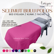 LABEAUTY Plain Fleece Blanket Beauty Clinic Salon Eyelash Studio Bed