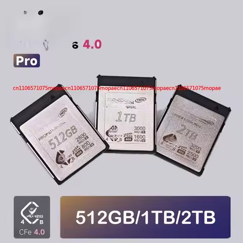 For CFexpress Type B Memory Card 512GB 1TB 2TB For 8K 4K Camera for Canon for Nikon Z7 Z8 Z9