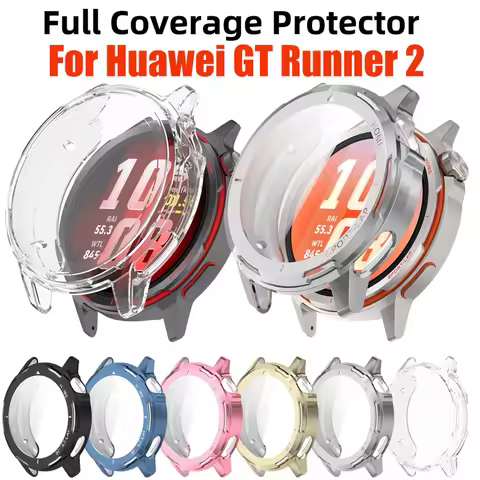 Screen Protector Case For Huawei Watch GT Runner 2 Soft Full Silicone Protective Cover For Huawei GT
