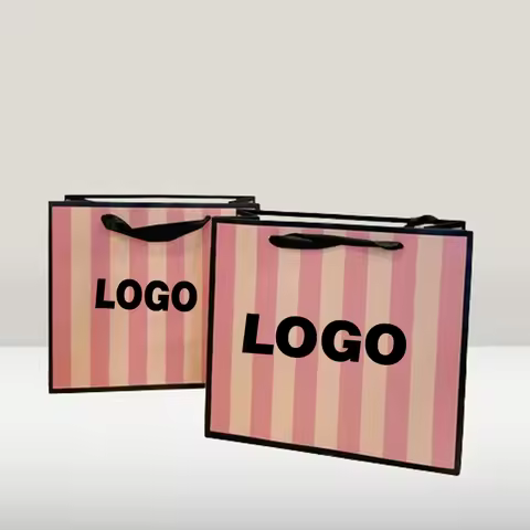 5 Pcs Personization Your Brand Name Logo Luxury Bags For Gifts Package Bags Custom Logo Jewelry Cosm