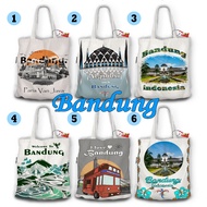Bandung City canvas Tote bag, souvenir bag