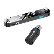 Wireless MIDI Foot Pedal Bluetooth 5.3 Controller P4 Mate Receiver Programmable Metal Footswitches R