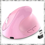 [D E O K] Ergonomic Vertical Mouse Rechargeable Wireless USB 2.4G for Computer Laptop Gaming Mouse P
