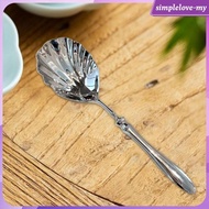 [SimpleloveMY] Large Stainless Steel Dinner Spoon Shell Shape Stainless Steel Multifunctional for Ce