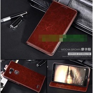 Cow Leather Huawei Mate 7 Mate7 Flip Card Slot Case Cover Casing +Gift