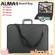 ALMA 1Pcs A3 Drawing Board Bag, Top Handle Zipper Closure A3 Folder Bag, Portable With Shoulder Stra